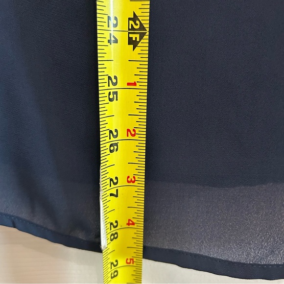 2/$10 Massini Navy Blue zippered tank size 3XL - Picture 5 of 9